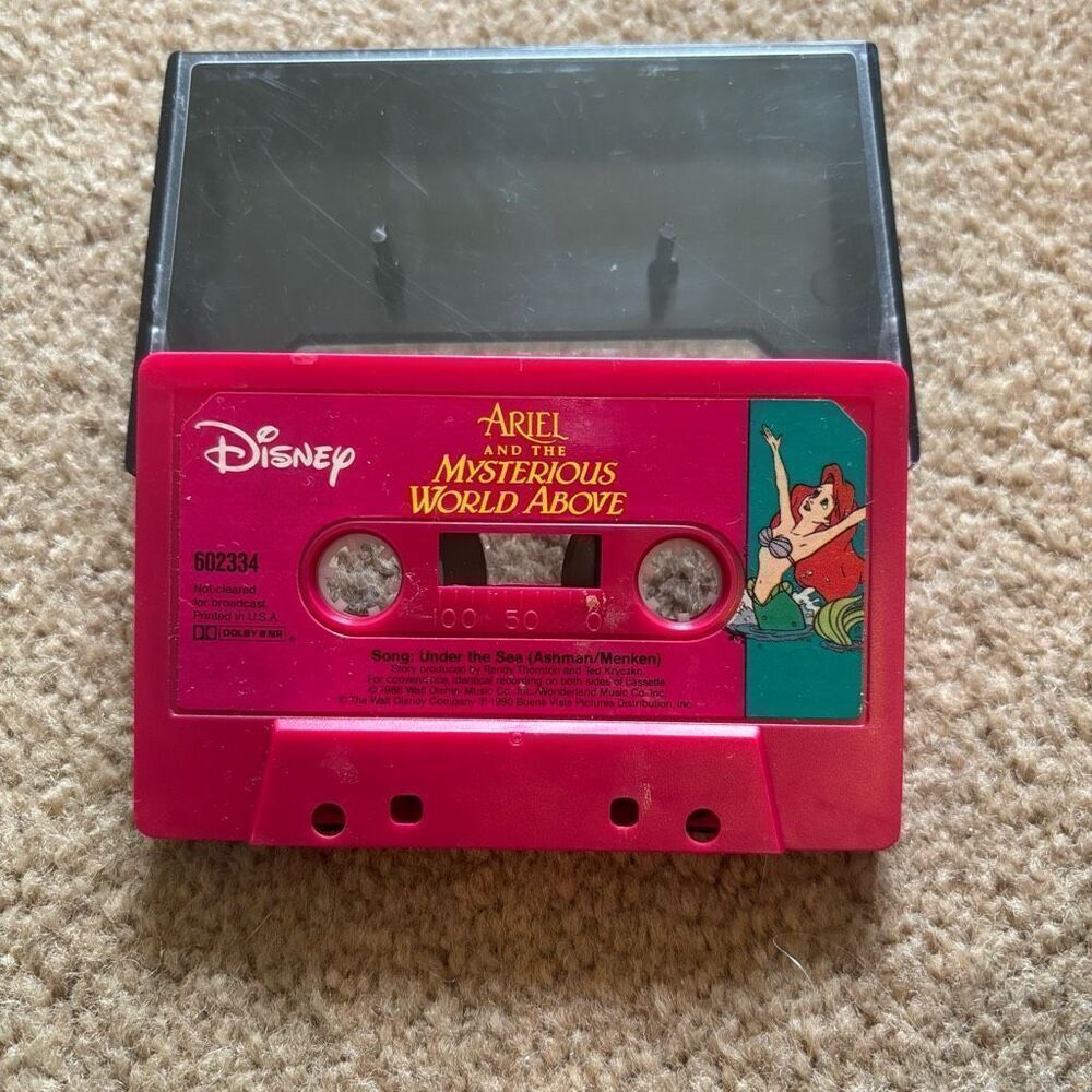 Disney Ariel And The Mysterious World Above 602334 Cassette Tape